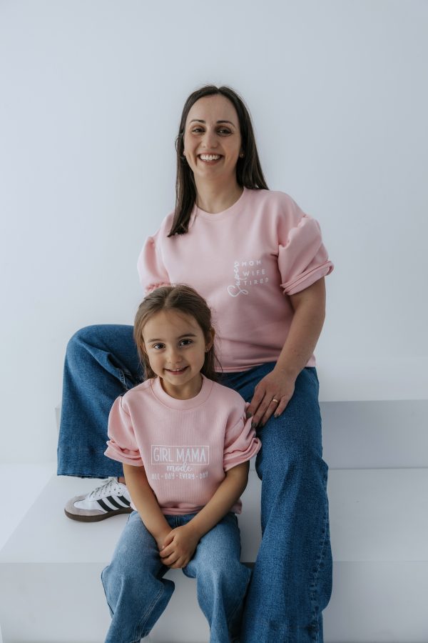 Tshirt Super Mom + Girl Mama
