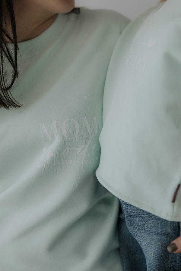 Tshirt Mom Mode + Girl Mamã - Image 3
