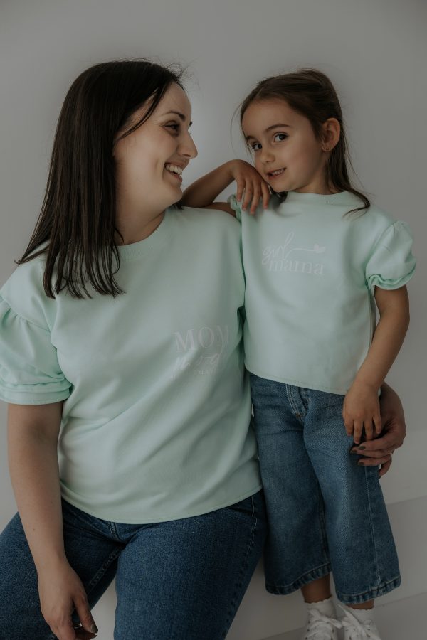Tshirt Mom Mode + Girl Mamã - Image 2