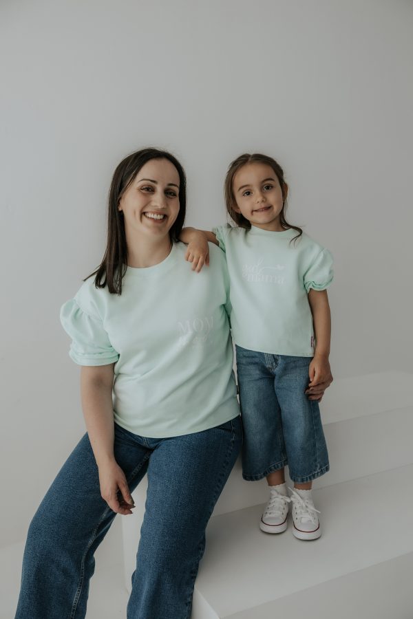 Tshirt Mom Mode + Girl Mamã