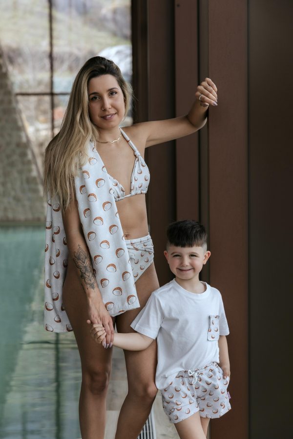 Biquíni Adulto + Calções Cocos