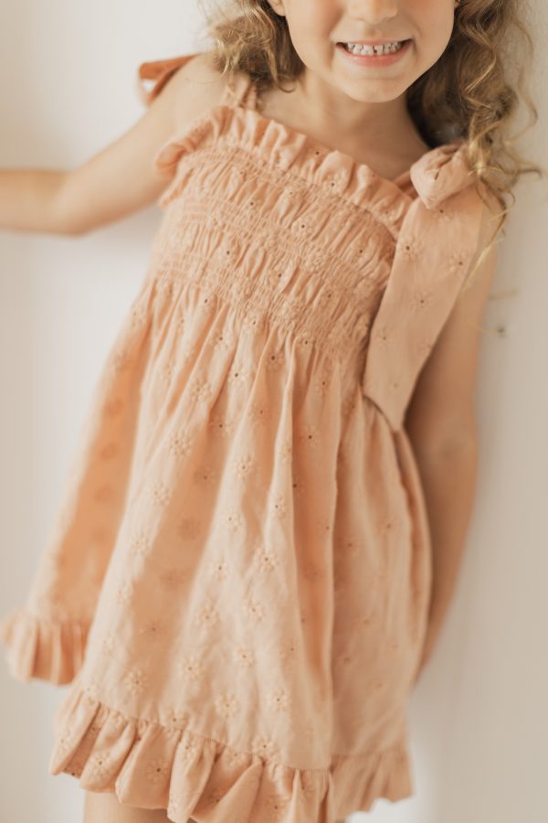 Vestido Bordado Floral Laranja - Image 5