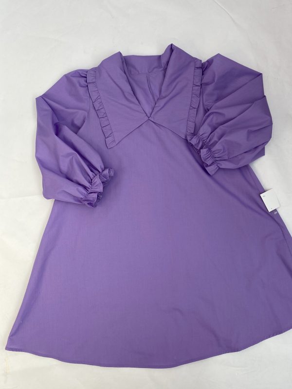 Vestido Gola Lilás