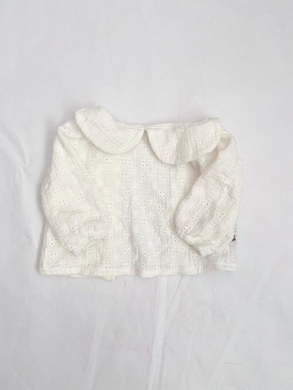 Blusa Gola Bordado Inglês