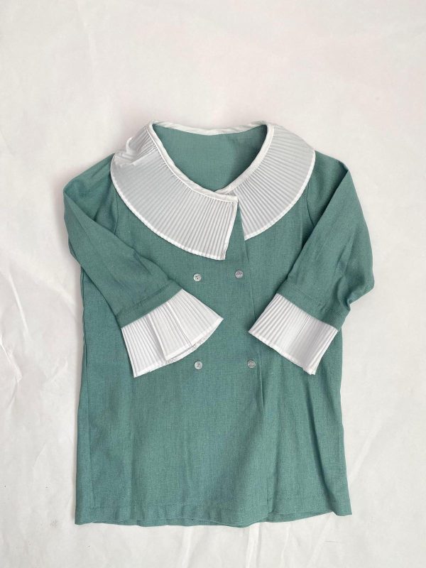 Vestido Linho c/ Gola