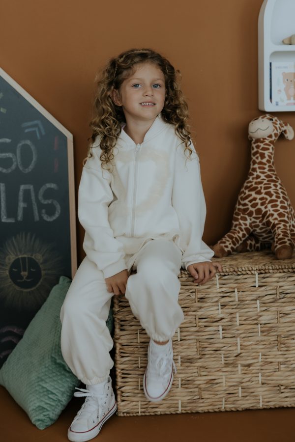 Casaco com Folho Tule & Calças Jogger