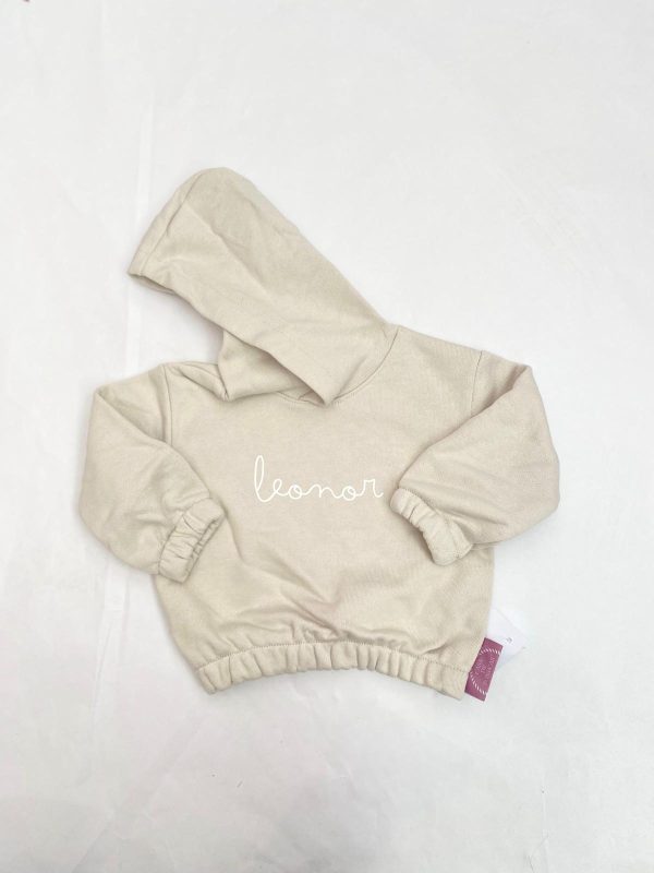 Sweat Capucho Bege "Leonor"