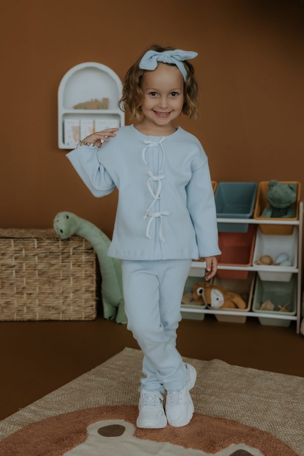 Conjunto Menina – Laços em Malha Canelada - Image 4