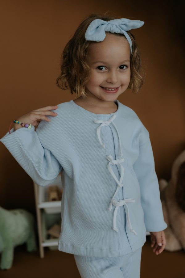 Conjunto Menina – Laços em Malha Canelada - Image 5