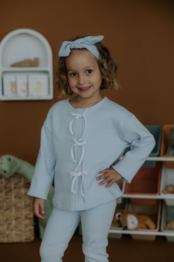 Conjunto Menina – Laços em Malha Canelada
